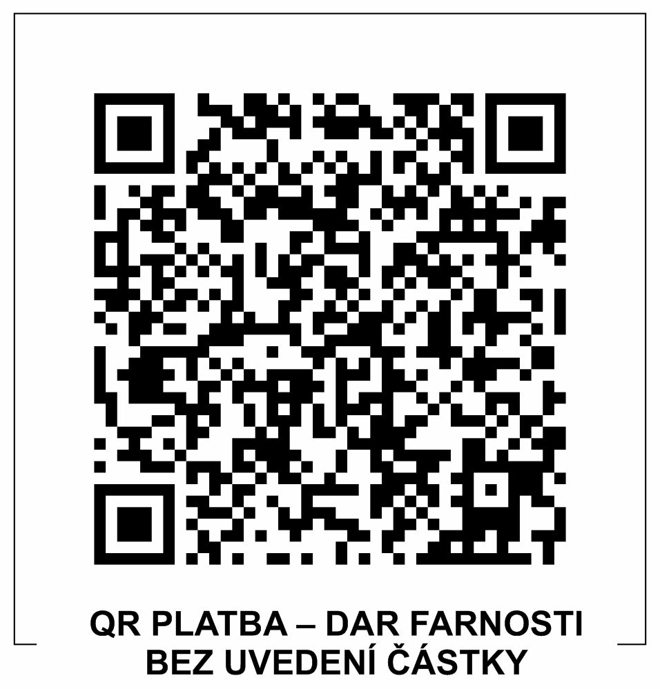 QR platba sv. Mořic s možností volby Kč